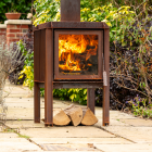 Ecosy+ V2 - Corten Steel Outdoor Woodburning Stove Ecosy+ V2 - Corten Steel Outdoor Woodburning Stove