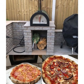 Green Machine no stand Pizza Oven homemade pizzas