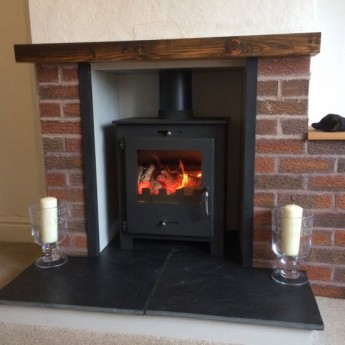 Nero 5kw black Woodburning Stove Ann Herbert