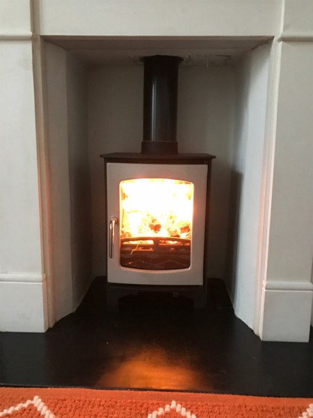 Ottawa Curve 5kw with grey enamel door