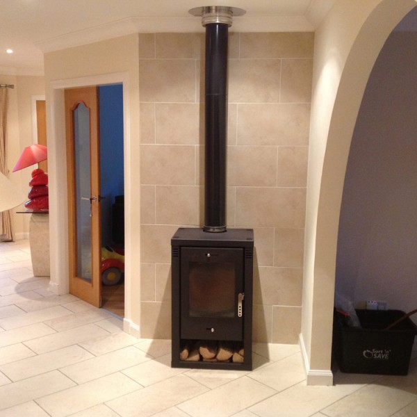 Verona L Contemporary Modern Woodburning Stove 9kw