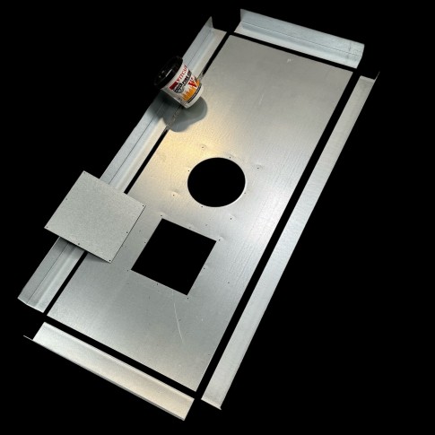 Register/Blanking Plate Kit 6" 1000mm x 400mm with inspection hatch