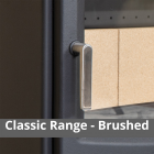 BURNT GREY - Ecosy+ Hampton 6.4 Double Sided, Defra Approved, Eco Design Approved, Wood Burning Stove 
