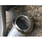 External / Direct Air Kit For Wood Burning Stoves - 1500mm Long - 80mm/3" diameter 