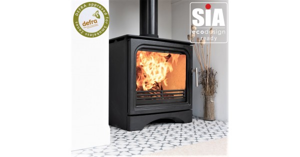 Defra Approved Ecosy+ 5kw Signature Slimline Ecodesign Wood Burning Multi  Fuel Stove