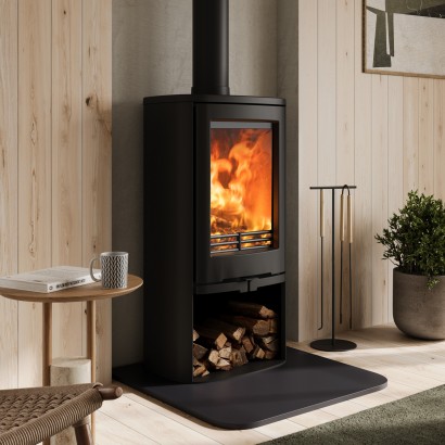 Ecosy Hampton Vista 500 Oval - 5kw - Defra Approved - Woodburning Stove Ecosy Hampton Vista 500 Oval - 5kw - Defra Approved - Woodburning Stove