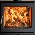 Ecosy+ Panoramic  Defra Approved 5kw Eco Design Ready (2022) - Slimline  Woodburning Stove - With Stand
