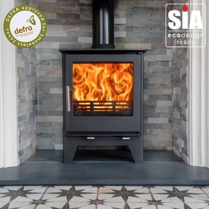 Ecosy+ Snug 7 to 10kw  Multi-Fuel, 2022 Eco Design Ready , Defra Approved Stove