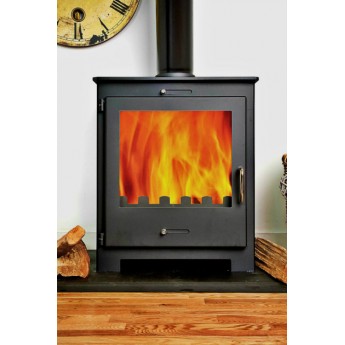 Replacement glass pane for Nero 11kw 430mm x 375mm.