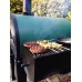 Green Machine, Outdoor Stainless Steel Pizza Oven With Stone Base + Side BBQ