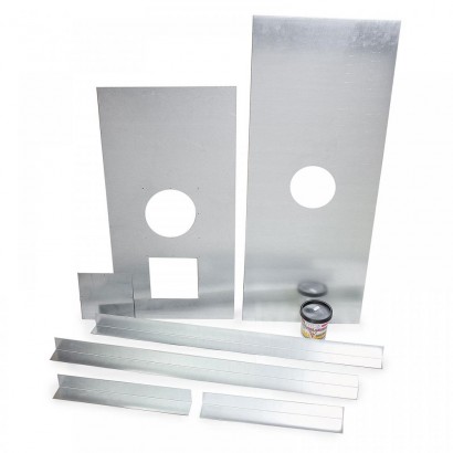 Register/Blanking Plate Kit 5" 1000mm x 400mm "No inspection plate"