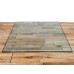 12mm Square Glass Hearth Plinth Floor Plate 840mm x 840mm - For Woodburning Stove