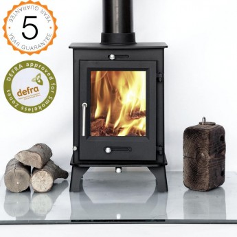DEFRA APPROVED 80% efficient, Ottawa 5kw Woodburning Stoves Multi Fuel. 5 YEAR GUARANTEE -