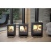 DEFRA APPROVED 85% efficient, Ecosy+  Purefire Curve 5kw  Contemporary Woodburning Stoves Multi Fuel. 5 YEAR GUARANTEE