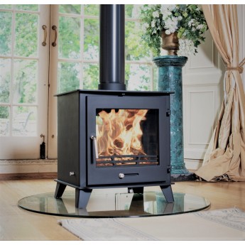 Defra Approved Ecosy +12-14kw  Double Sided Woodburning Stoves Multi Fuel  5 Year Guarantee -