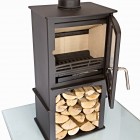 Ecosy+ Purefire 7.4 (7-10kw) Multi-Fuel, Eco Design Approved, Defra Approved Stove - With Stand 