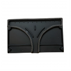 Replacement cast iron back brick for Ecosy+ Ottawa 5kw multi-fuel stove ( OLD VERSION )