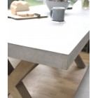 2000mm x 1000mm Sanctuary Stag Indoor / Outdoor Polished Concrete & Wood Table 2000mm x 1000mm Sanctuary Stag Indoor / Outdoor Polished Concrete & Wood Table