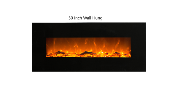 60 72 50 SW-FIRE Insert or Wall Hung Designer Electric Fireplace