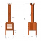 " Un-Boxed But New " Ecosy+ V2 Double Sided - Corten Steel Outdoor Woodburning Stove " Un-Boxed But New " Ecosy+ V2 Double Sided - Corten Steel Outdoor Woodburning Stove