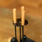 Modern "Folly" Fireside Companion Set  - 352mm x 154mm