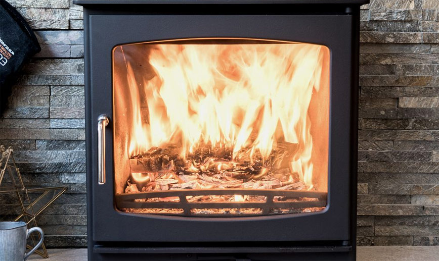 What is secondary burn on a wood burning stove?