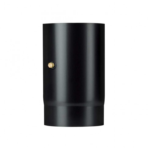 250mm 5" (125mm) flue pipe - With Draught Test Point 