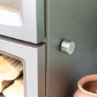 BURNT GREY - Ecosy+ 5kw Hampton Vista 500 - Defra Approved - 5kw - Eco Design Ready - Woodburning Stove BURNT GREY - Ecosy+ 5kw Hampton Vista 500 - Defra Approved - 5kw - Eco Design Ready - Woodburning Stove