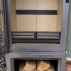 BURNT GREY - Ecosy+ 5kw Hampton Vista 500 - Defra Approved - 5kw - Eco Design Ready - Woodburning Stove BURNT GREY - Ecosy+ 5kw Hampton Vista 500 - Defra Approved - 5kw - Eco Design Ready - Woodburning Stove