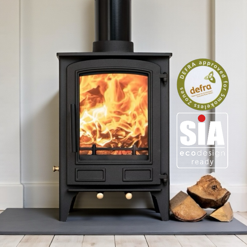 Newburn Defra Approved Small Eco Design Wood Burning Stove made by