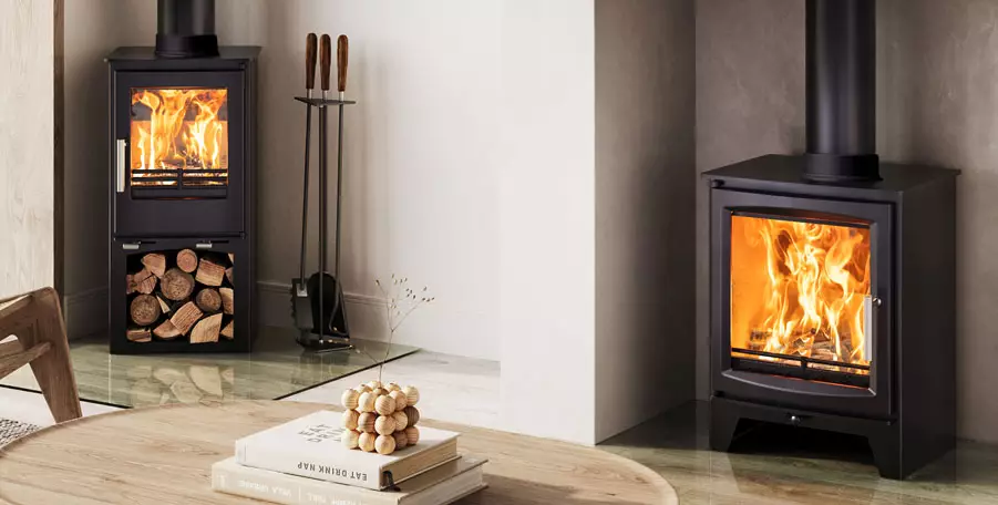 Ignite Your Colourful Side: Black Wood Burning Multi-Fuel Stoves by Ecosy+